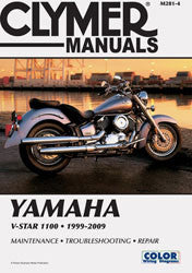 Clymer Repair Manual Yamaha V-Star - CM2814 Yamaha V-Star 1100 1999-2009