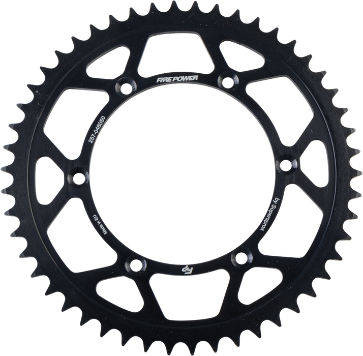 Fire Power 257-046050 FPS-460-50-BLK REAR SPROCKET STEEL 50T BLK