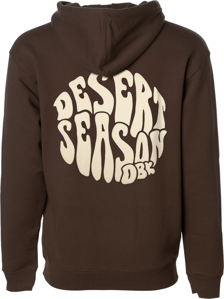 Dbk 325-00042L AH-DESERTSSN-BRN-L DESERT SEASON HOODIE BROWN LG