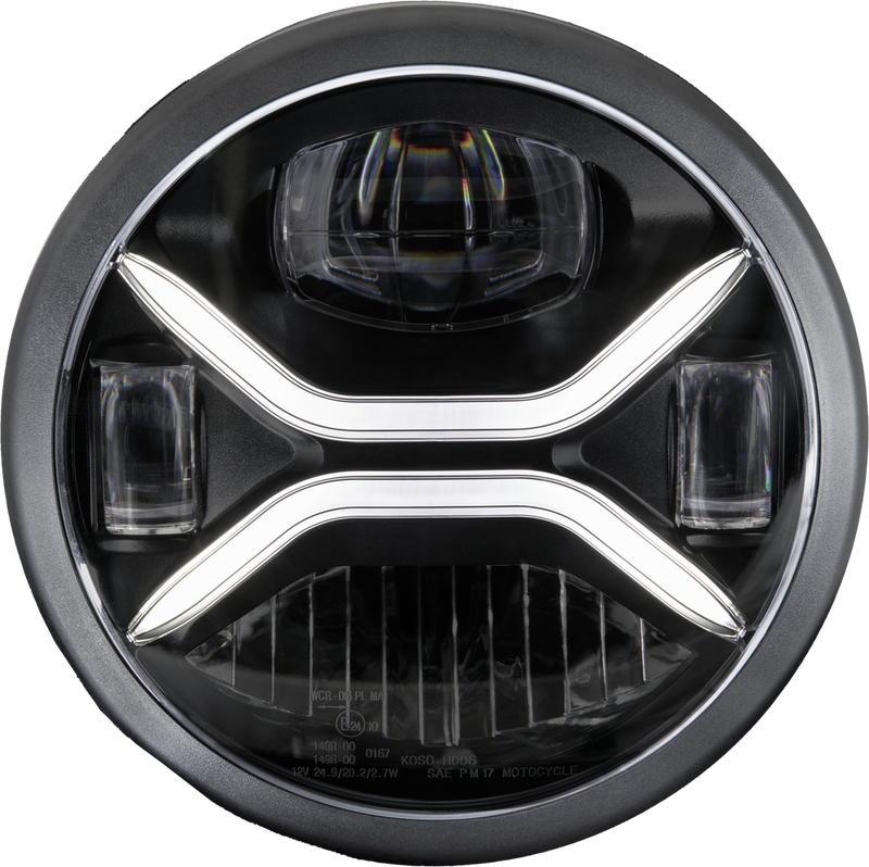Koso North America 27-5925 GA030000 ZENITH LED 7 INCH HEADLIGHT
