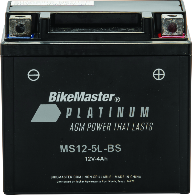 BikeMaster 780737 AGM Battery - MS12-5L-BS - Photo - Primary