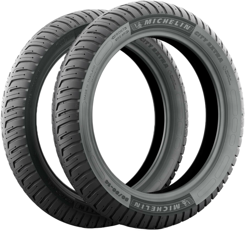 Michelin 87-9297 02150 TIRE REINF CITY EXTRA FR/RR 2.75-18 48S BIAS TT