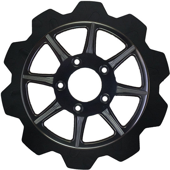 Lyndall Brakes High Carbon Steel Phoenix Rear Rotor Black 11.5" - 2102-2103 For Harley Motorcycles 2000-2016