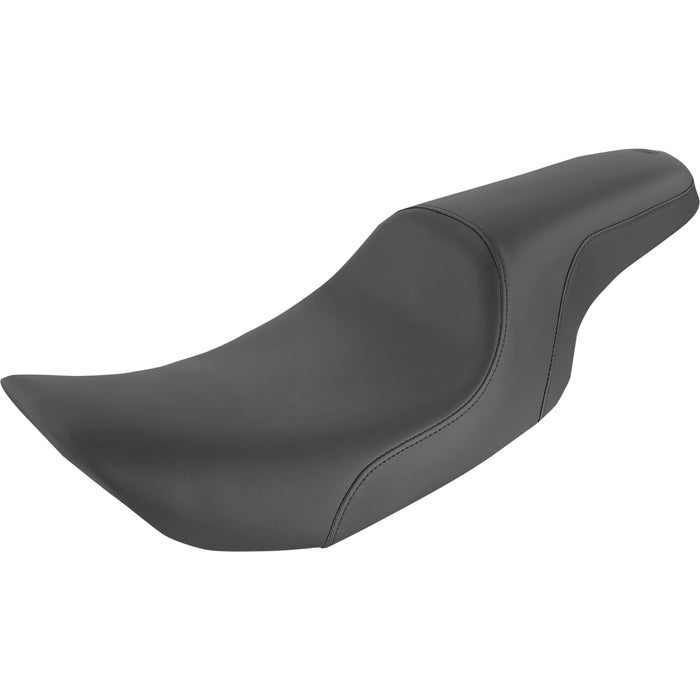 SADDLEMEN 0801-1273 897-06-047 Profiler™ Seat - Black - Smooth - FLHR/FLHX