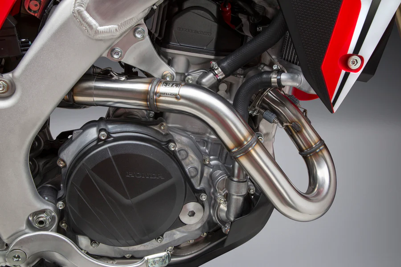 Yoshimura RS-9T Header Canister END CAP Exhaust Dual System SS-AL-CF - 225840R520 Honda CRF450R / CRF450RX 2017-2020