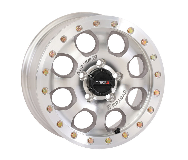 System 3 SB7 BL Wheel 15X7 6+1 (+50MM) 5/4.5 Machined - 15S3-7845 Polaris RZR / Xpedition 2022-2024