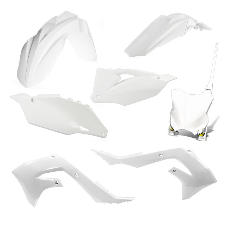 Cycra 5 Piece Body Kit White - 1CYC-9425-42 Kawasaki Dirt Bikes 2019-2024