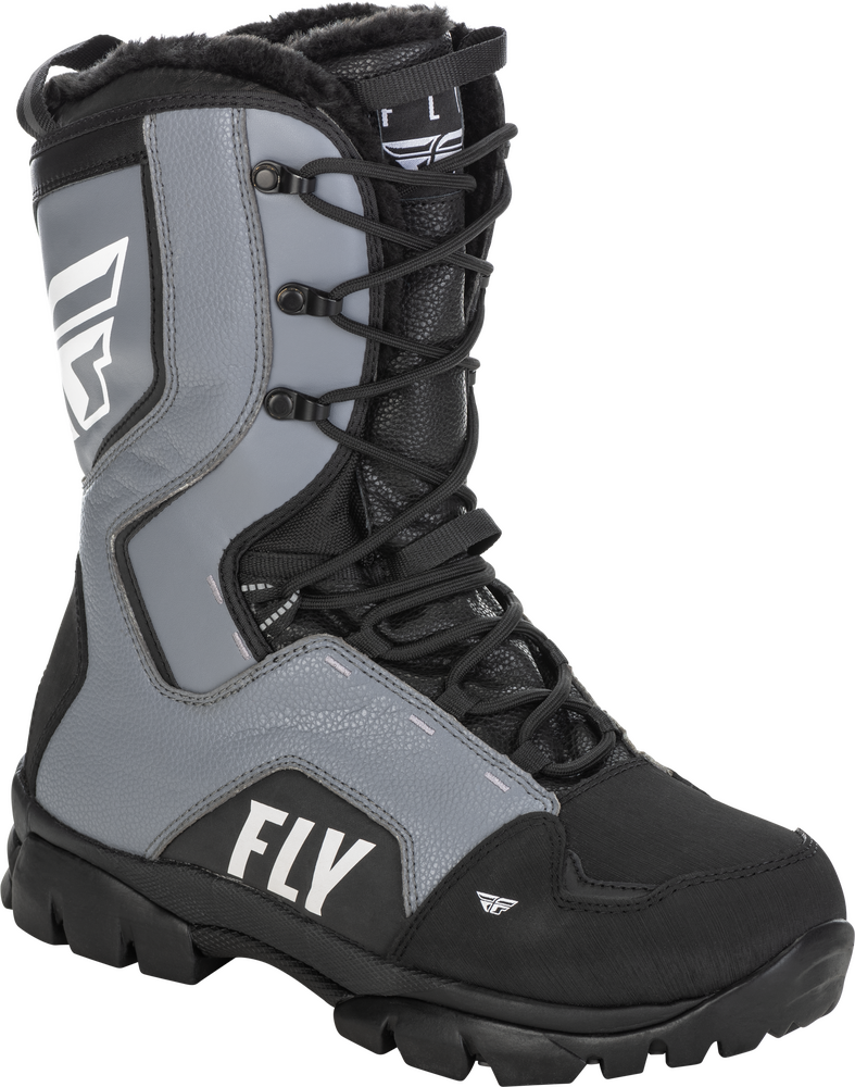 Fly Racing 361-97208 361-97208 MARKER BOOT BLACK/GREY SZ 08