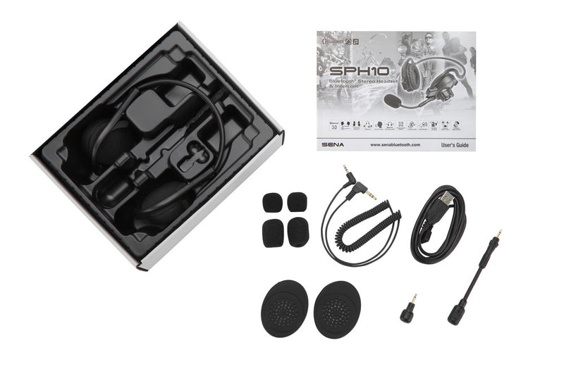 Sena 843-01100 SPH10-10 SPH10 BLUETOOTH STEREO HEADSET & INTERCOM SINGLE PACK
