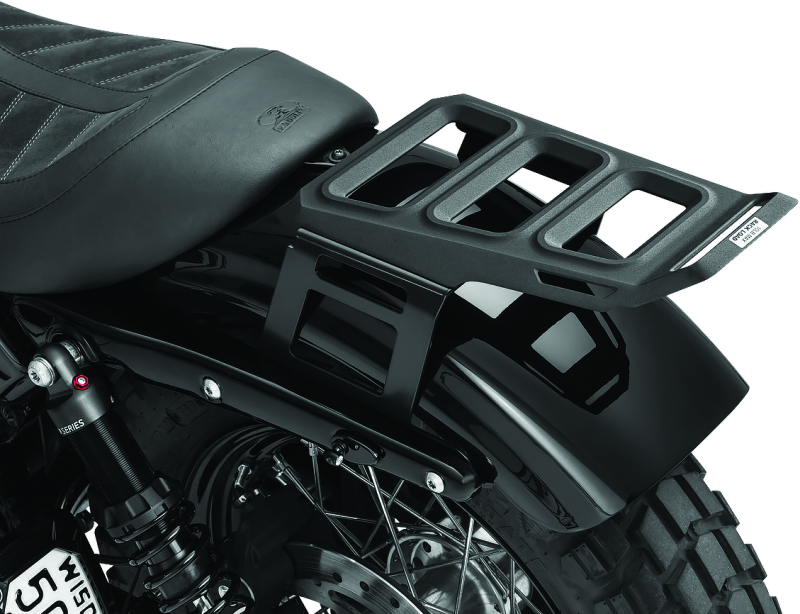 Kuryakyn 6665 Dillinger Luggage Rack Black - User 1
