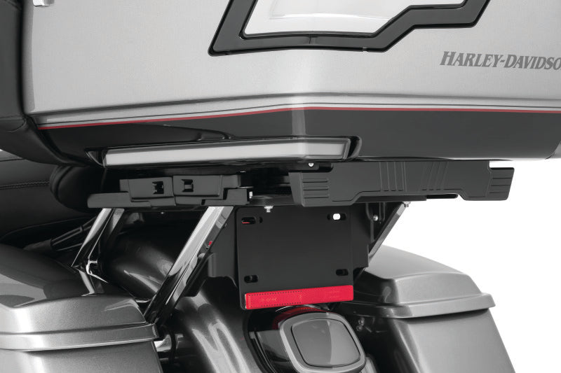 Kuryakyn 8789 Quick Adjust Tour-pak Relocator 14-Up Touring Black - User 1