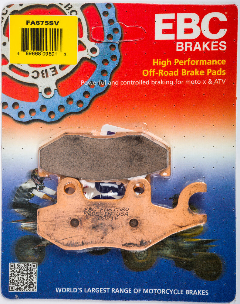 Ebc Brake Pads Severe Duty SV Series - FA675SV Yamaha UTVs 2014-2018