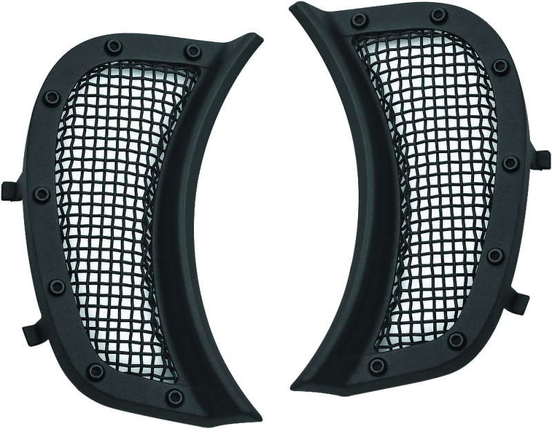 Kuryakyn 6519 Mesh Headlight Vent Accents Black - Photo - Primary