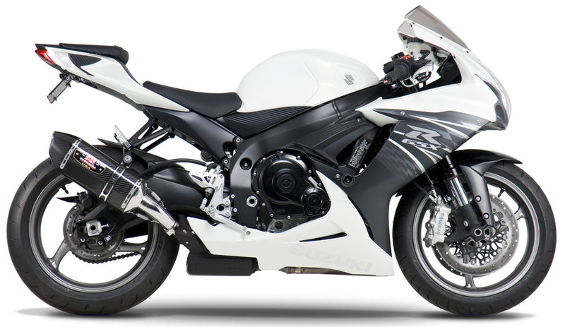 Yoshimura Exhaust Street R-77 Slip-ON SS-CF-CF - 1160020220 Suzuki 600 / 750 2011-2024