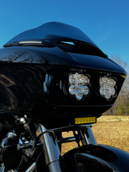 Custom Dynamics Shark Demon™ 2 Headlight - SD2-RG-WW For Harley Road Glide 2015-2025