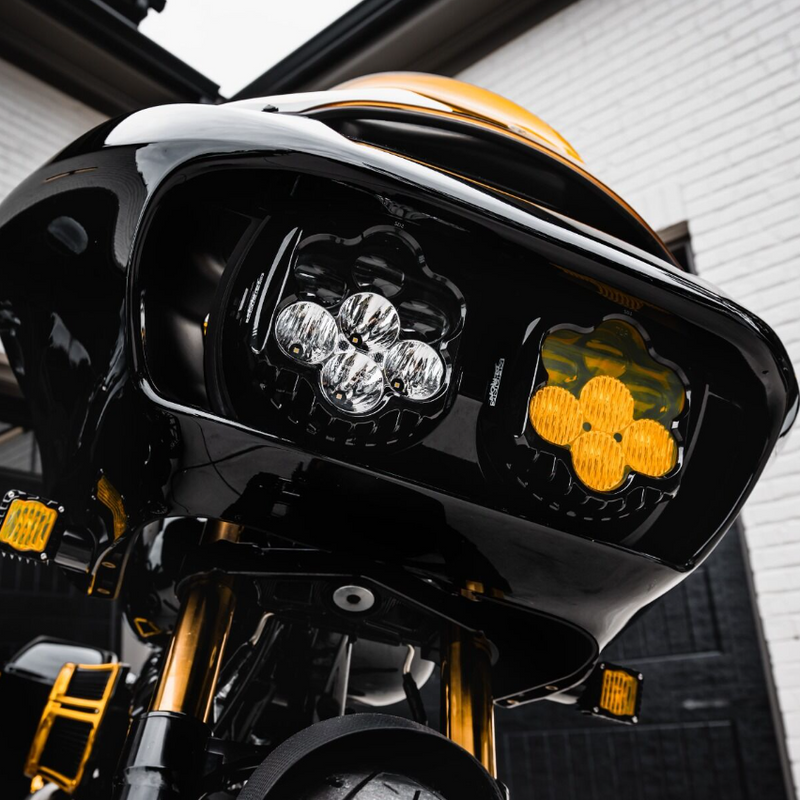 Custom Dynamics Headlight Kit - SD2-RG-YW For Harley Road Glide 2015-2025