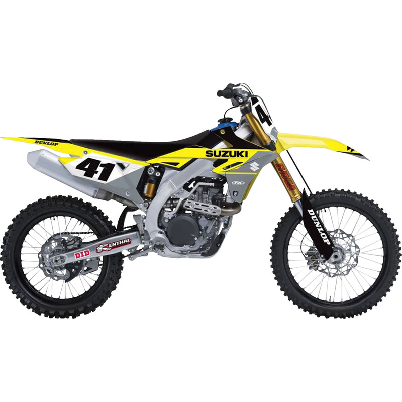 Factory Effex Graphic Kit - 28-02432 Suzuki RMZ 450 / RMZ 250 2018-2025