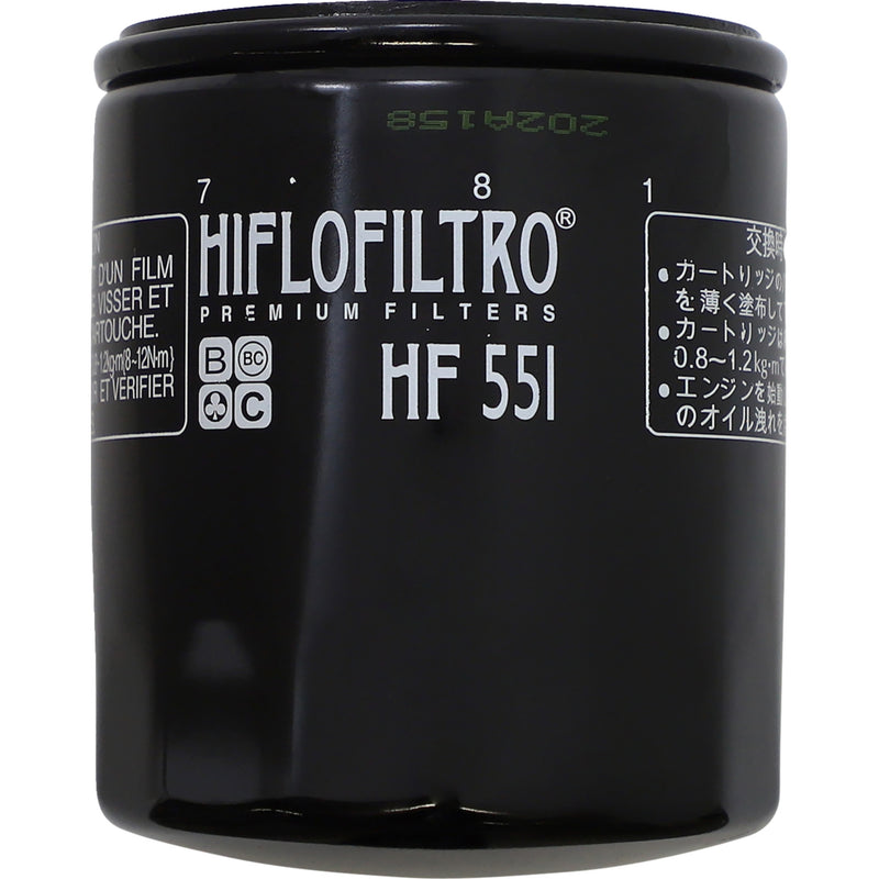Hiflofiltro Oil Filter - HF551 Moto Guzzi Motorcycles 1994-2012
