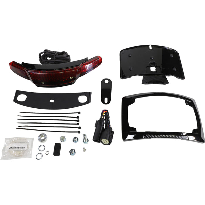 CIRO 2010-1428 40074 Latitude Taillight and License Plate Mount - Taillight/Licesnse Plate Mount - Black