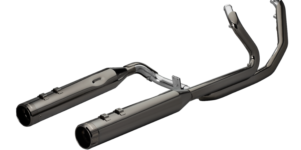 Khrome Werks Dominator 2-Into-2 Exhaust System - 201500 For Harley
