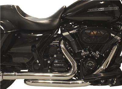Tab Performance 2-into-2 Fully Shielded Headers | Harley-Davidson - Black 2017-UP-H-D-2-2-FULL-HEAD-PIPE-BLACK
