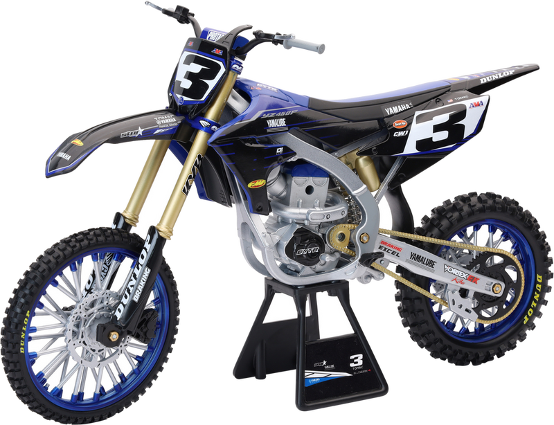 New Ray Toys 959-0176 49713 1:6 YAMAHA FACTORY TEAM YZ450F ELI TOMAC #3 W/#1 SX/MX