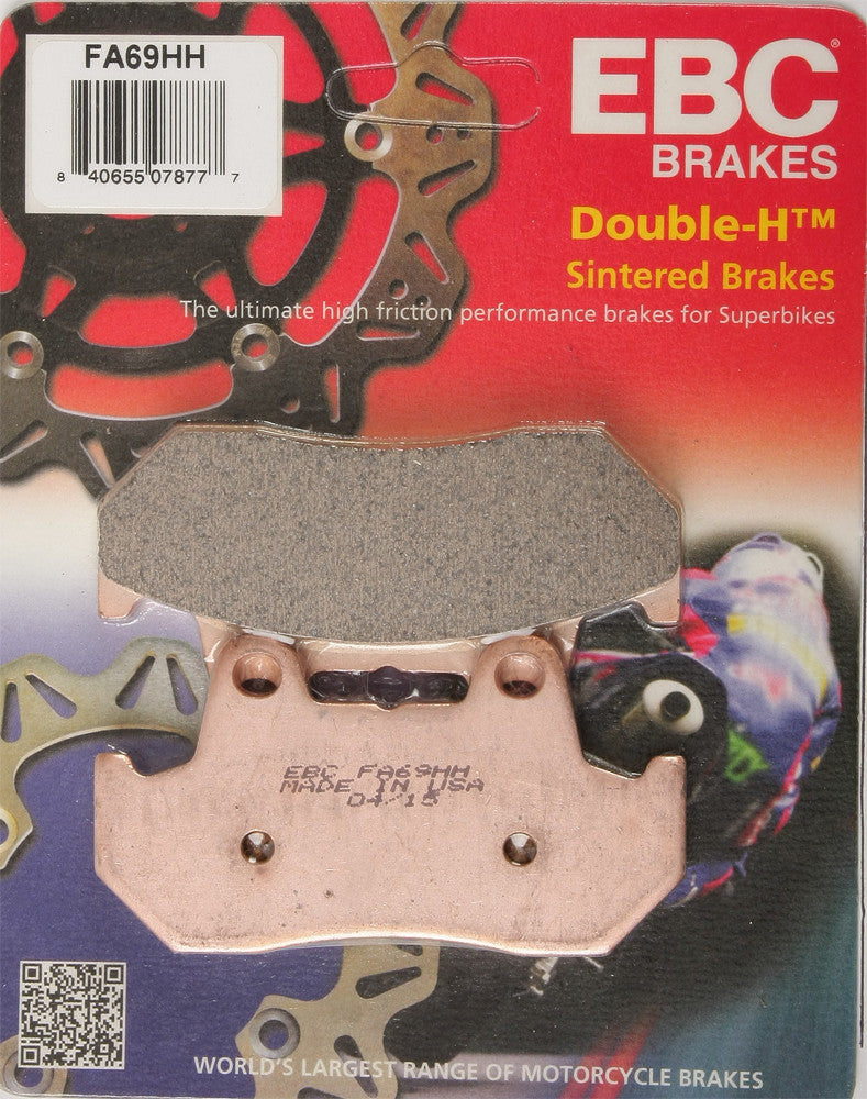 EBC Brake Pads Double-H Sintered - FA69HH Honda Motorcycles 1981-1990