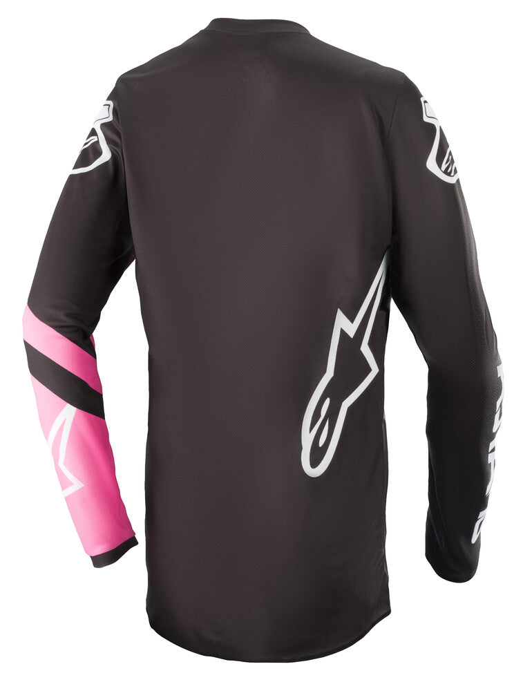 Alpinestars 482-9746XS 3782422-1390-XS STELLA FLUID CHASER JERSEY BLACK/PINK FLUO XS