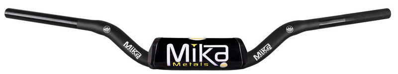 Mika Metals Handlebar RAW Series 1-1/8" CR LOW Bend Black - MK-RA-CL-BLACK For Husaberg Dirt Bikes 1989-2014 | TM Dirt Bikes 1995-2010