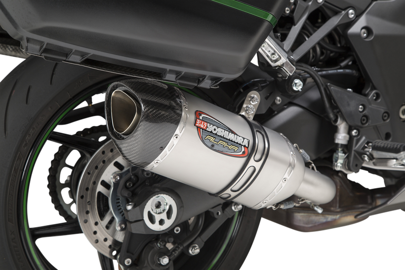 Yoshimura Exhaust Street Alpha Slip-ON SS SS - 14161BP520 Kawasaki Ninja 1000SX 2022-2023