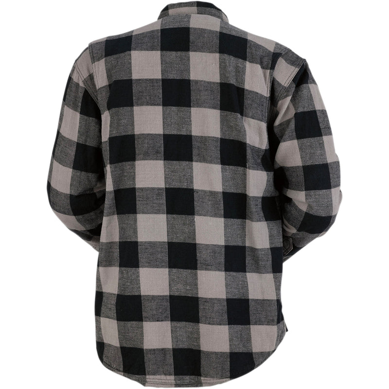 Z1R Duke Flannel Shirt Gray/Black