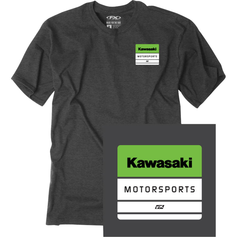 FACTORY EFFEX Kawasaki Phase T-Shirt Heather - Charcoal