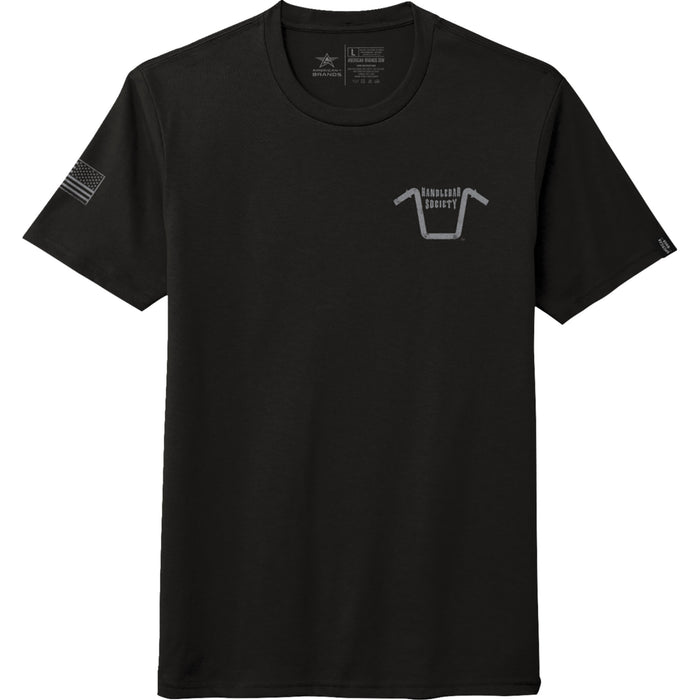 AMERICAN BIKER 3030-24762 ABBHANDLEBAR08T104BM Handlebar Society Perfect Weight T-Shirt black/gray - medium
