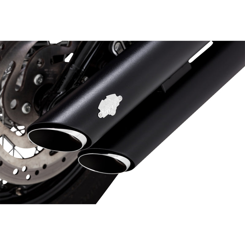 Vance & Hines Twin Slash Muffler - 46376 For Harley Softail 2018-2025