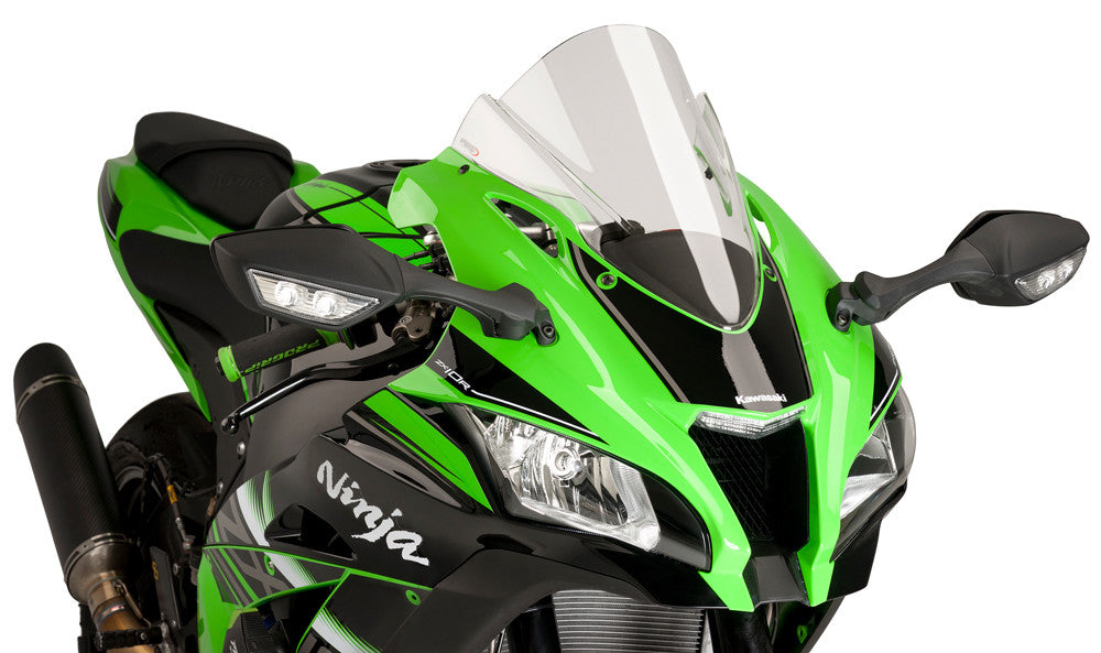 Puig Hi-Tech Parts Windscreen Racing Clear - 8912W Kawasaki Ninja 2016-2020