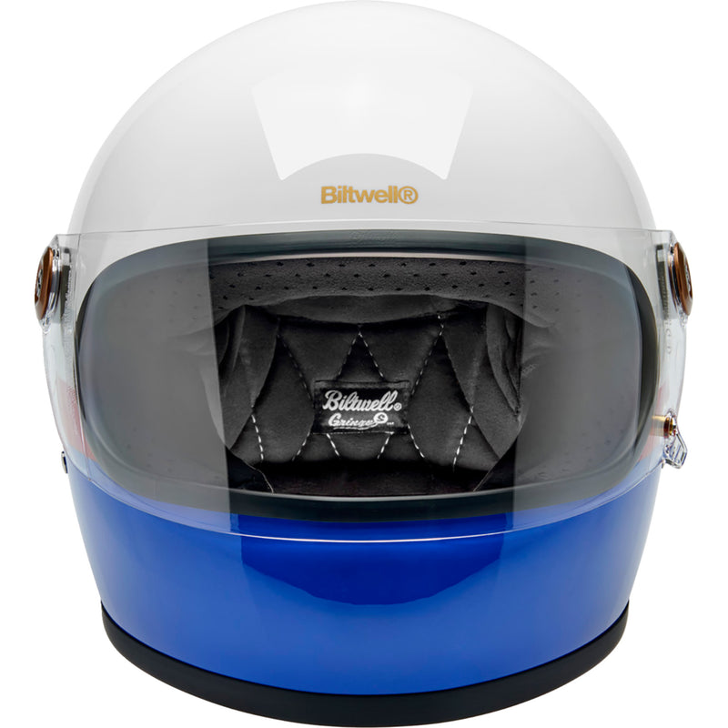 BILTWELL Gringo S Apex Helmet - White/Red/Blue