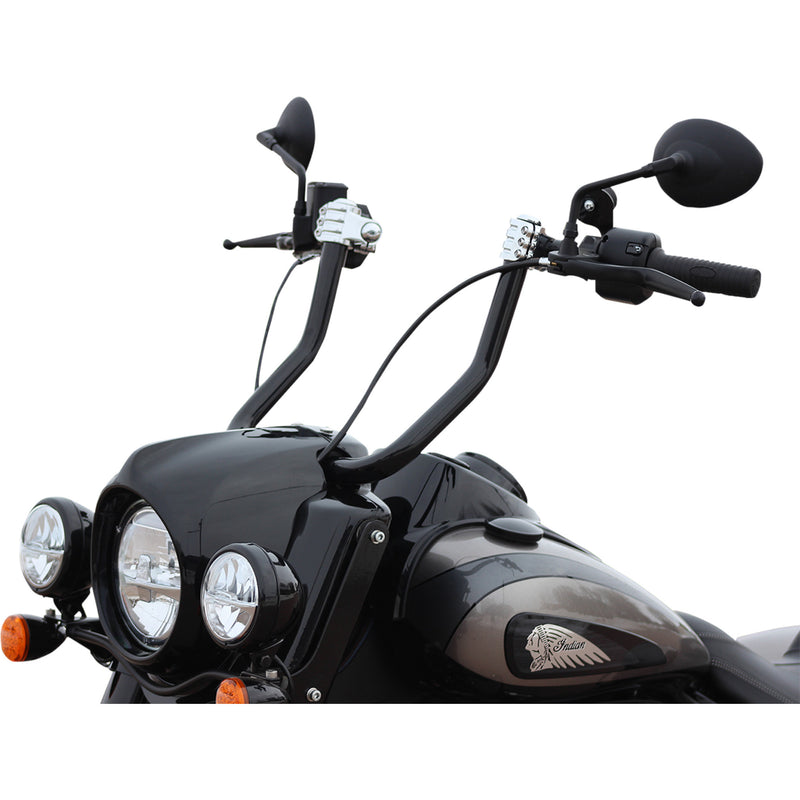 Klock Werks Klip Hanger Handlebar 13" Black - KWH-04-0506 For Indian 2018-2020