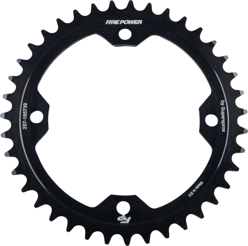 Fire Power 257-185739 FPS-1857-39-BLK REAR SPROCKET STEEL 39T BLK