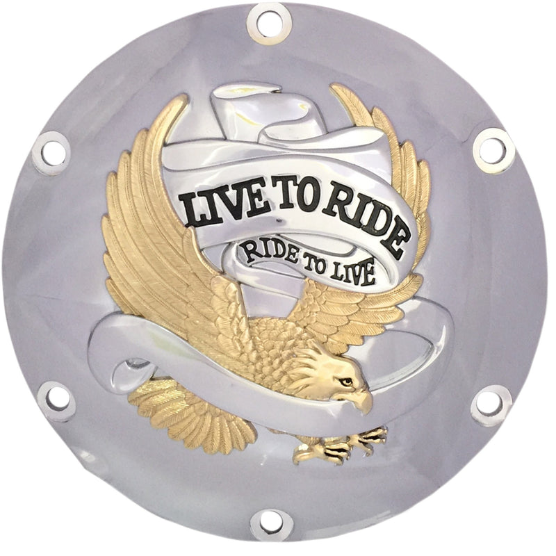 Drag Specialties Live to Ride Derby Cover For Harley Sportster 2004-2022