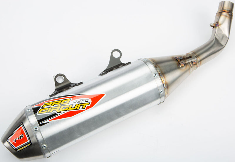 Pro Circuit P C T-6 Stainless Slip-ON KTM HUS 18 FE - 0151845A KTM 450 Factory Edition / SX-F 450 / XC-F 450 2018-2022