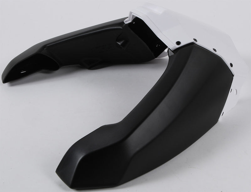 Acerbis Upper Radiator Shroud White Black - 2374141035 Yamaha YZ 250 2014-2018