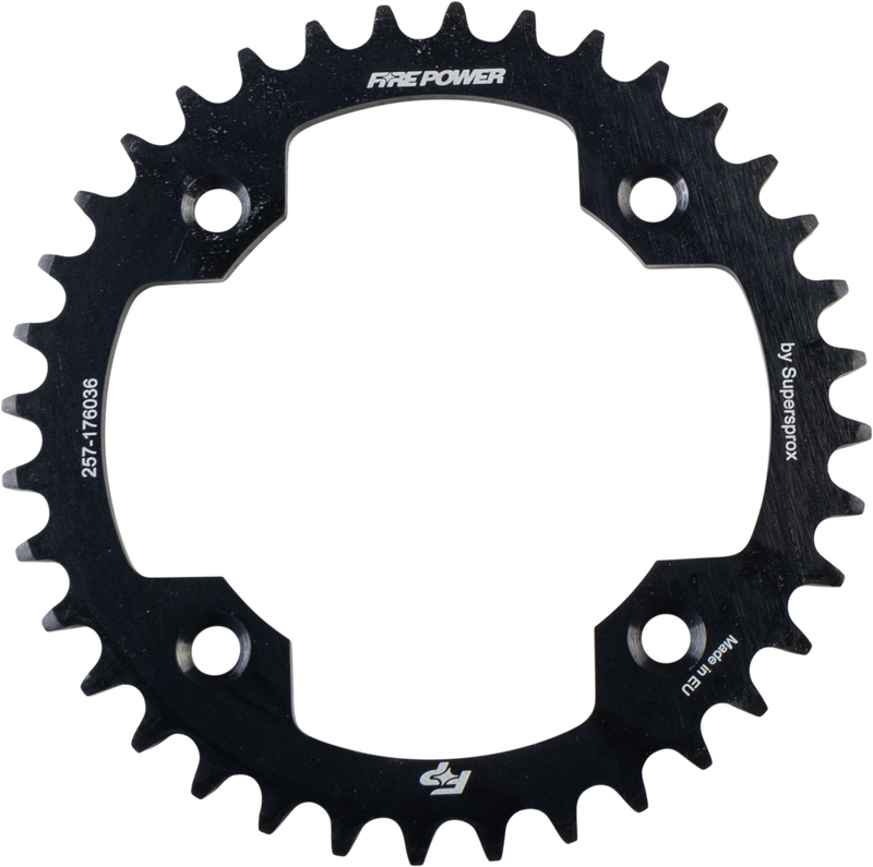 Fire Power Rear Sprocket Steel 36T Black - FPS-1760-36-BLK Suzuki 450 QuadRacer / 400Z QuadSport 4x2 / QuadSport 2006-2010