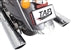 Tab Performance 4" Chrome B.A.M. Sticks Exhaust Pipes | Soft Bags - Chrome Slash Tips, Zombie Baffles 211-1290-C-Z
