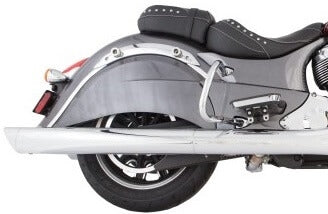 Tab Performance 4" Chrome B.A.M. Sticks Exhaust Pipes | Soft Bags - Chrome Slash Tips, Zombie Baffles 211-1290-C-Z