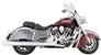 Tab Performance 4" Chrome B.A.M. Sticks Exhaust Pipes | Soft Bags - Black Straight Tips, No Baffles 211-1290-B2-NB