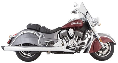 Tab Performance Indian Chrome Soft Bags B.A.M. 4.0 Inch Slip On Muffler Sticks Exhaust Pipes Soft Bags - 211-1290-B-Z For Indian Chieftain 2014-2025