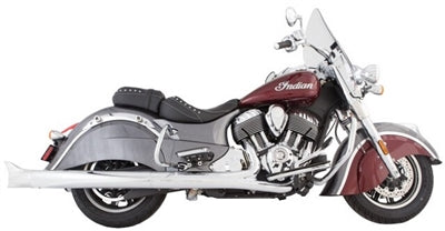 Tab Performance Indian Chrome Soft Bags B.A.M. 4.0 Inch Slip On Muffler Sticks Exhaust Pipes Soft - 211-1290-N-2.5 For Indian Chieftain 2014-2025