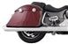 Tab Performance 4" Chrome B.A.M. Sticks Exhaust Pipes | Hard Bag - Black Straight Tips, Zombie Baffles 211-1291-B2-Z