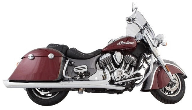 Tab Performance 4" Chrome B.A.M. Sticks Exhaust Pipes | Hard Bag - Chrome Straight Tips, Zombie Baffles 211-1291-C2-Z