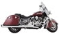 Tab Performance 4" Chrome B.A.M. Sticks Exhaust Pipes | Hard Bag - Chrome Straight Tips, 2.5" Louvered Baffles 211-1291-C2-2.5